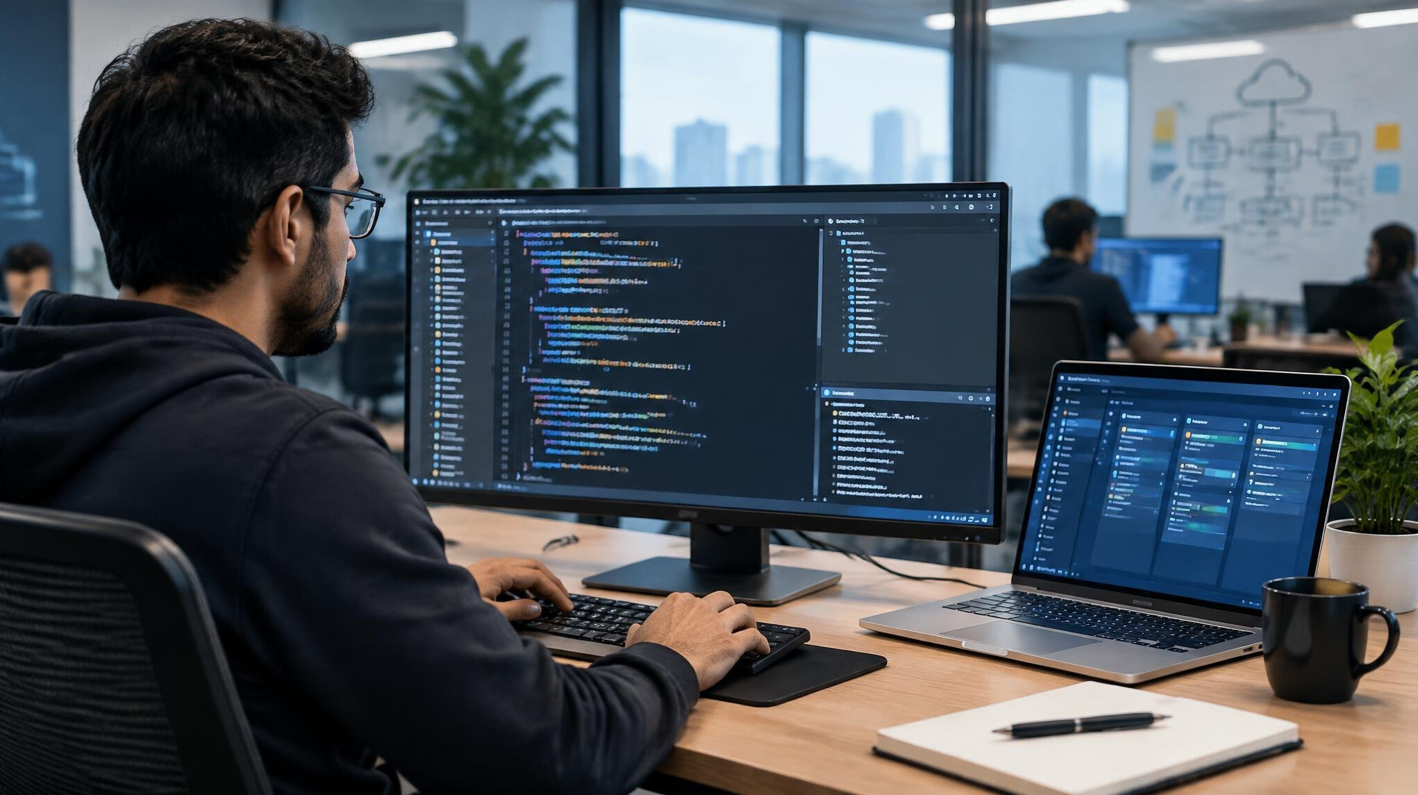 software coding session